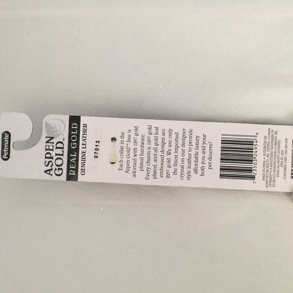 Aspen Gold Beige/pink Rhinestone Collar - Picture 6 of 6